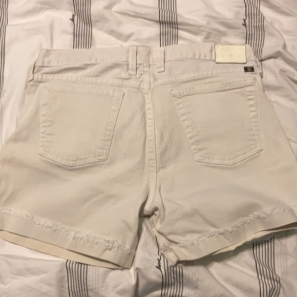 Luck brand white denim shorts - Picture 3 of 3